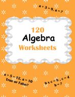 Algebra Worksheets | Teaching Resources