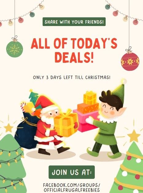 Frugal Freebies: December 22nd Deals - All In One Place!