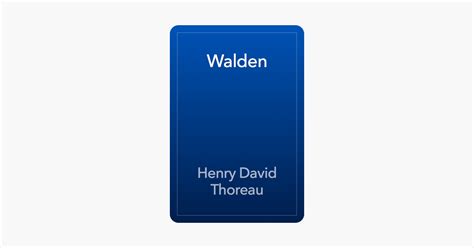 ‎Walden on Apple Books