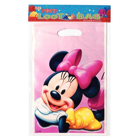 Minnie Mouse party loot bag 12 pack | Online Agency to Buy and Send ...