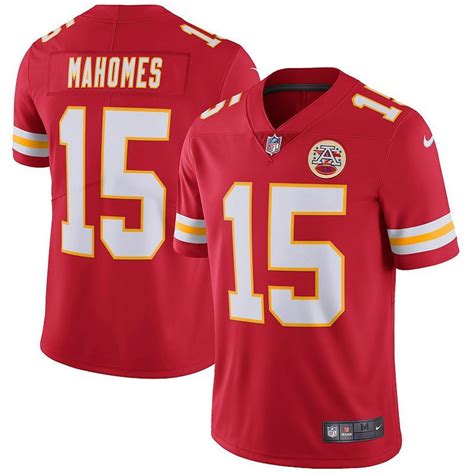 Men's Nike Patrick Mahomes Red Kansas City Chiefs Limited Jersey ...