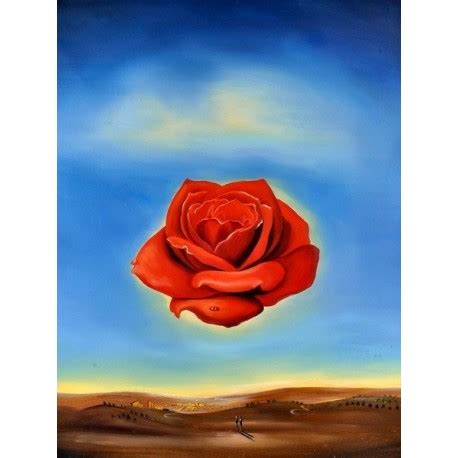 Rose Meditative by Salvador Dali oil painting art gallery