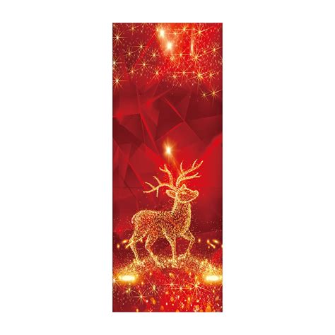 Rovga 3D Christmas Door Covers Christmas Party Decorations Door Stickers 31 X 78 Inch - Walmart.com