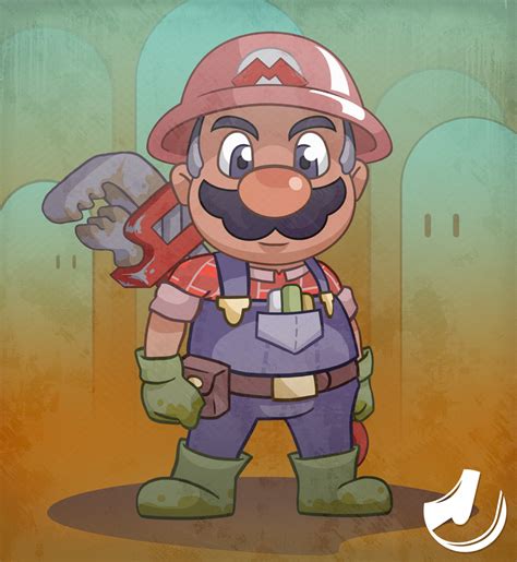 Mario, the Plumber by JINNdev on DeviantArt