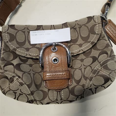 BROWN COACH PURSE - Big Valley Auction