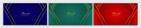 Premium Vector | Vector set awards background template