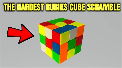 The HARDEST Rubik’s Cube Scramble - YouTube