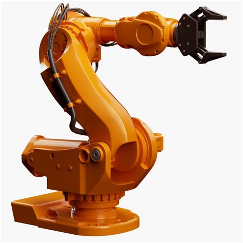 abb irb 7600 industrial robot 3d model