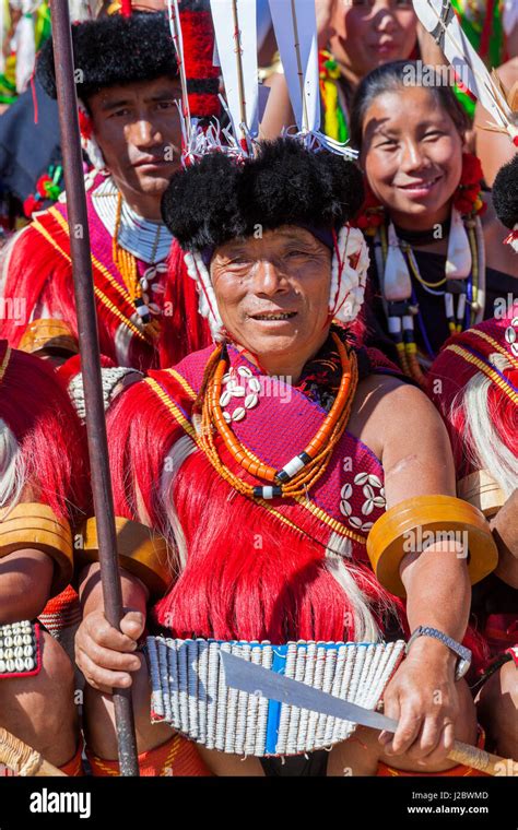 Angami tribe, Hornbill festival, Nagaland, India Stock Photo - Alamy