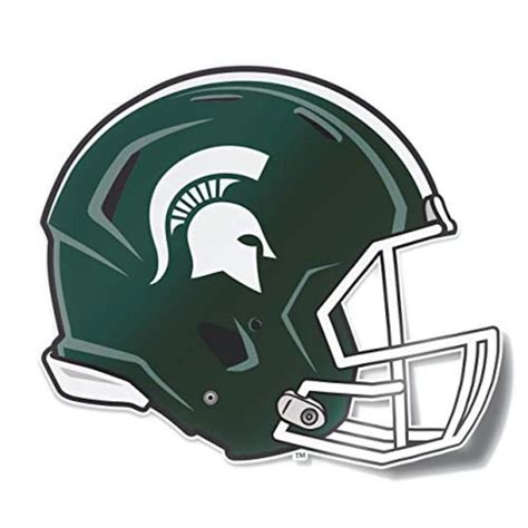 MSU Car Decal Sticker Michigan State Spartans Football Helmet Sparty ...