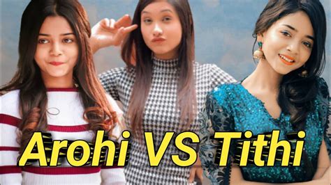 Adrita Tithi VS Arohi Mim // Best Tik Tok Videos // তিথি VS মিম ...