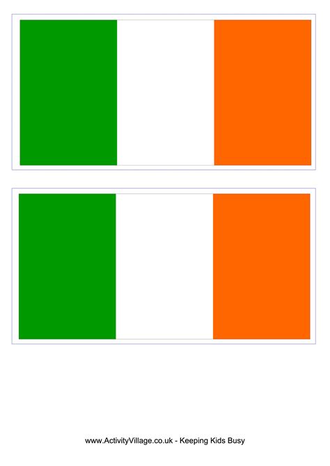 Irish Flag - Free Printable Irish Flag | Irish flag, Flag printable ...