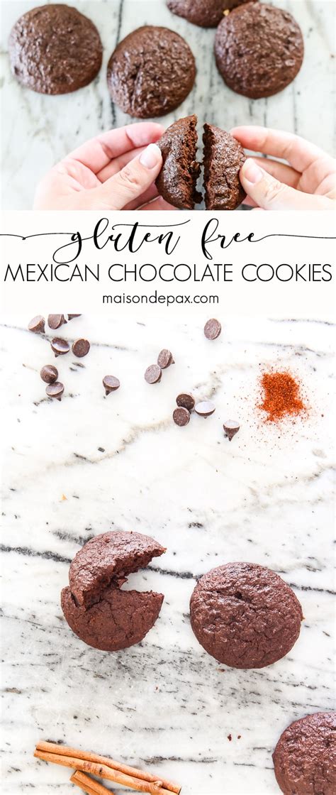 Spicy Mexican Chocolate Cookies (Gluten Free) - Maison de Pax