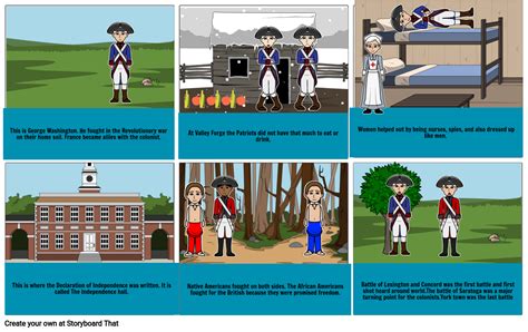 Revolutionary War Comic Strip Storyboard By Ljcoyne - vrogue.co
