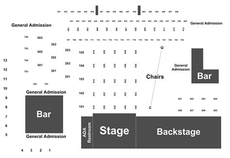 Canyon Montclair Seating Chart: A Visual Reference of Charts | Chart Master