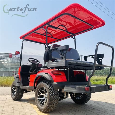 Street Cargo Car Electric Motorized Utility Cart with Storage Box - China Electric Golf Cart and ...