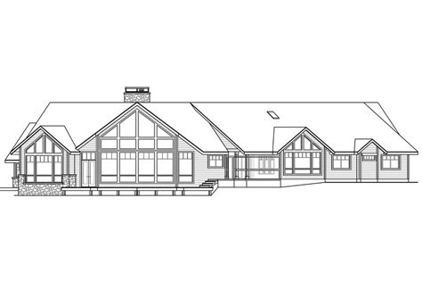 Craftsman Style House Plan - 4 Beds 4.5 Baths 4350 Sq/Ft Plan #124-1042 - Houseplans.com