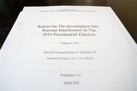 Read key excerpts from Robert Mueller's report - UPI.com