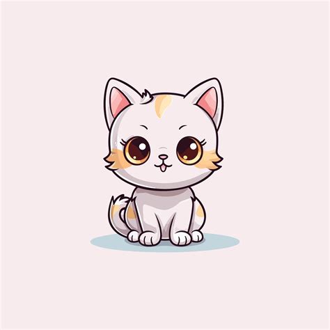 Cute cat illustration cat kawaii chibi 26317600 Vector Art at Vecteezy