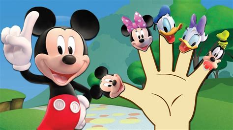 Mickey Mouse Finger Family Nursery Rhymes Lyrics #MickeyMouse - YouTube