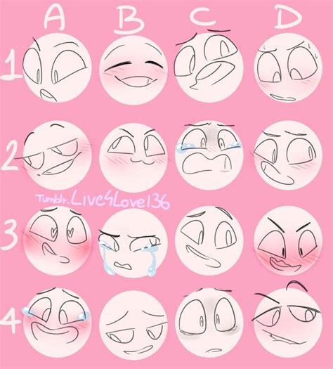 Pin by Puddycat on art ref | Drawing face expressions, Drawing ...