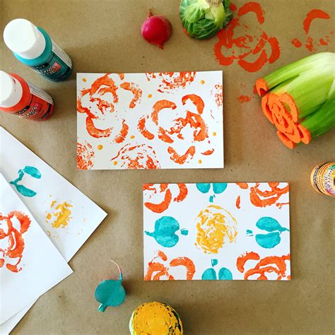 Art Prints with Veggie Stamping — Sunshine Craft Co