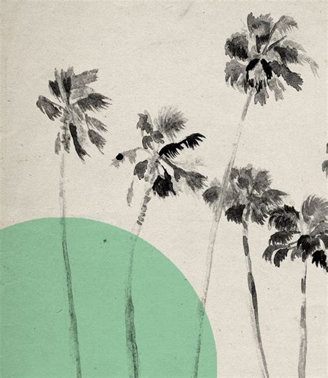 California Palm Trees 8x10 Mint Modern Vintage by LunaReef | Palm tree ...