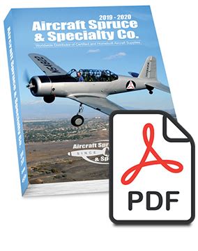 2019 / 2020 AIRCRAFT SPRUCE FULL COLOR PRINT CATALOG | Aircraft Spruce