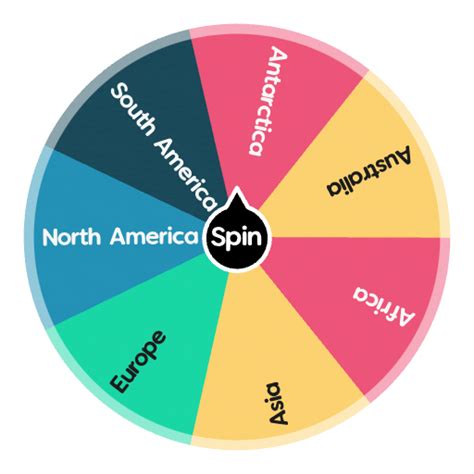 List of Continents in the Whole World | Spin The Wheel App