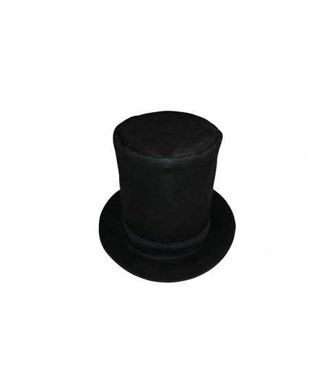 Tall Leather Abraham Lincoln Stovepipe High Top Hat Black CK11IZ1YQ67