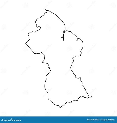 Haiti - Map Outline Country Stock Vector - Illustration of contour ...