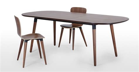 Edelweiss Extending Dining Table, Walnut and Black | made.com | Dining chairs, Dining table ...