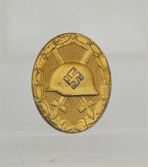 Original German WW2 Nazi Gold Wound Badge - Sally Antiques