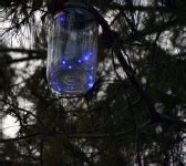 Blue Twinkle Lights In A Mason Jar Free Stock Photo - Public Domain Pictures