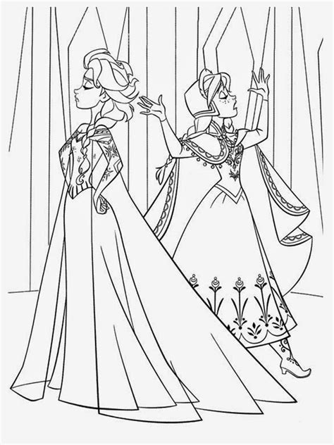 Frozen Coloring Pages Elsa And Anna | Coloring Pages Images