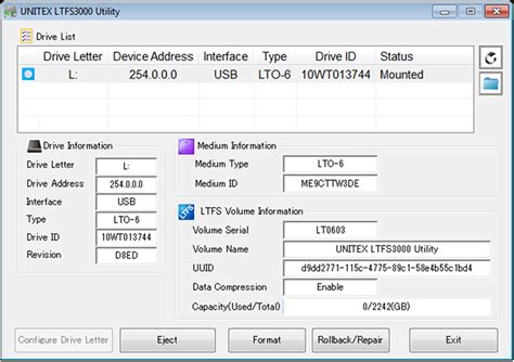 USB Connection LTO Tape Drive (Partner Products) :Software | Fujifilm ...