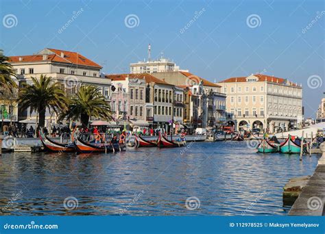 Canal with Boats in Aveiro, Portugal Editorial Image - Image of north, cityscape: 112978525