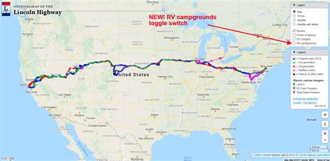 The online Lincoln Highway map now includes RV campgrounds! – Lincoln ...