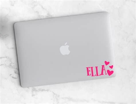 Laptop Name Decal Name Decal for Laptop Name Decals Laptop | Etsy