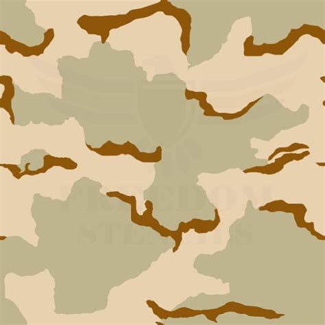 DESERT DCU Camouflage Stencil Pack for Duracoat, Cerakote, Gunkote ...