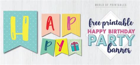 Free printable banner letters