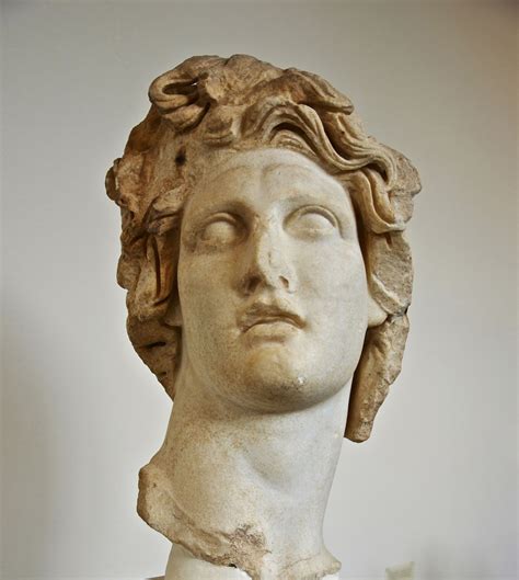 Head of the God Helios In the style of Lysippos;... - Napoleonic Revival