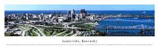 Louisville Panoramic Day Skyline Poster Photo, Louisville KY Kentucky ...