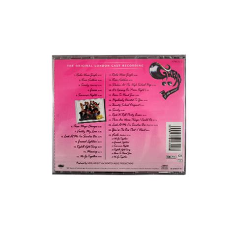 Grease London Cast CD - Theatre Shop