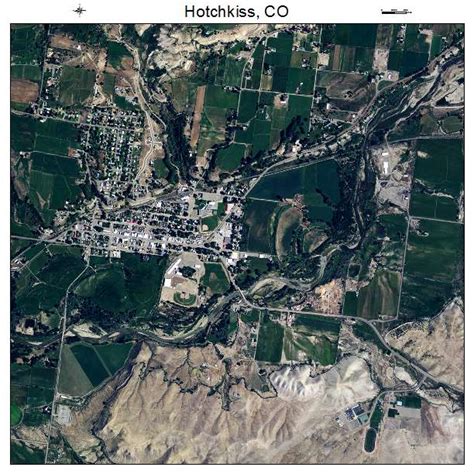 Aerial Photography Map of Hotchkiss, CO Colorado