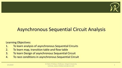 Asynchronous sequential circuit analysis | PPT