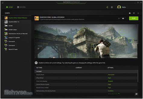 NVIDIA GeForce Experience 3.15.0.186 Download for Windows / FileHorse.com