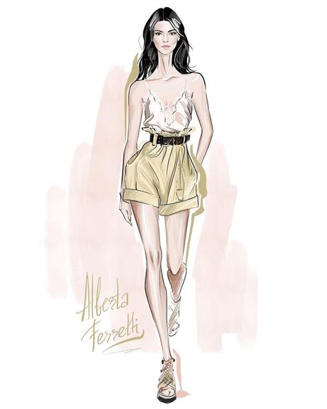 Fashion Illustration on Instagram: “Digital runway sketch from ...