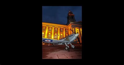 RAF Cranwell Officers Mess Spitfire - Royal - Sticker | TeePublic