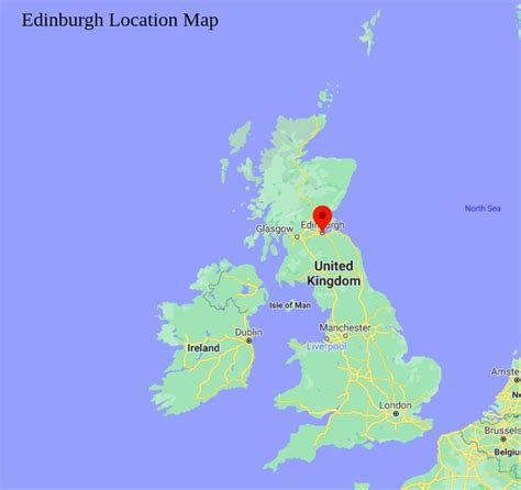 Where is Edinburgh, Scotland Located? | Edinburgh Location Map